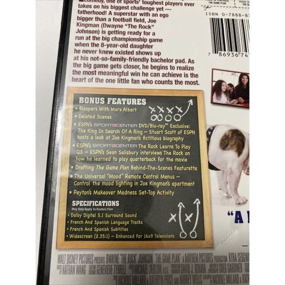 Tooth Fairy Movie  & The Game Plan_Rock Dwayne Johnson_ DVD Comedy - Picture 6 of 11